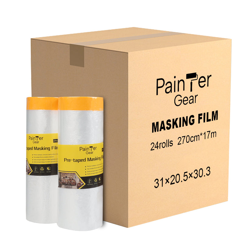 pre taped masking film 270cm x 17m