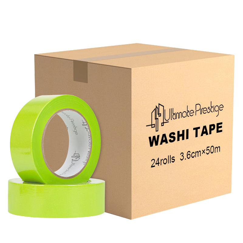 green washi masking tape for painting