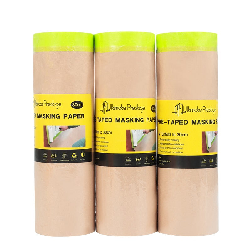 pre taped masking paper 30cm x 15m