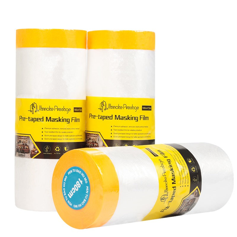pre taped masking film 180cm x 33m