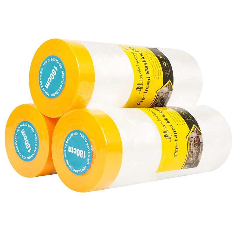 pre taped masking film 180cm x 33m