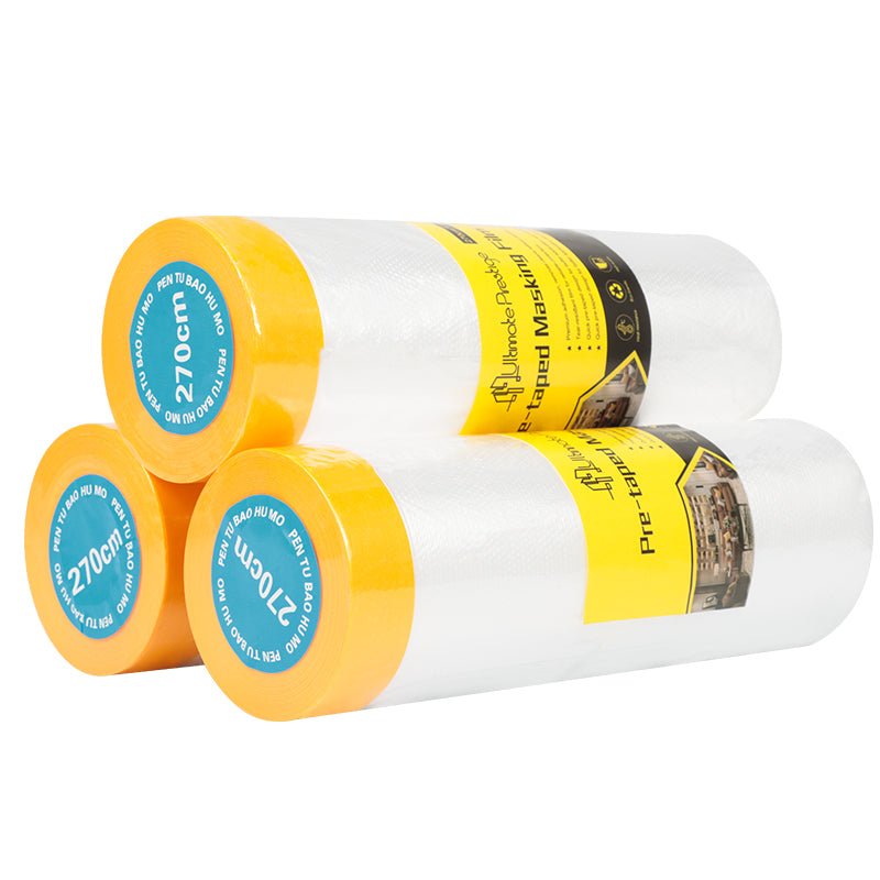 pre taped masking film 270cm x 17m