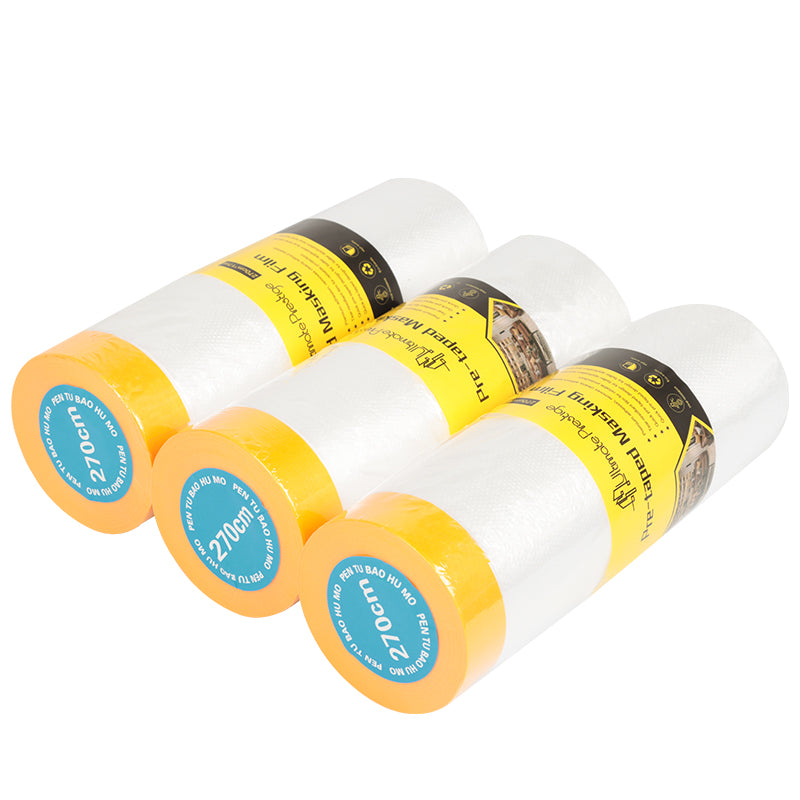 pre taped masking film 270cm x 17m